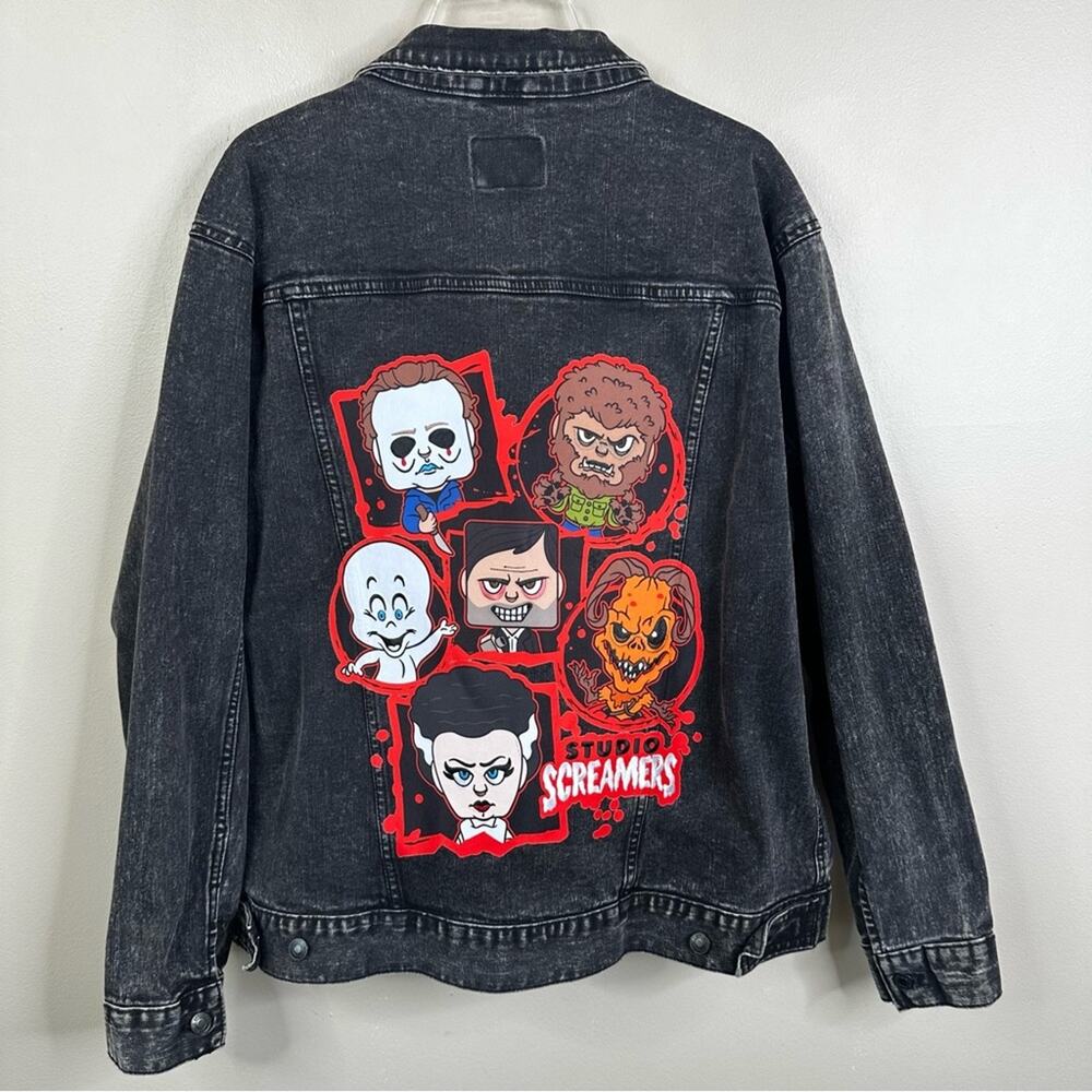 Universal Studios 2022 Halloween Horror Nights Denim Jean Jacket Adults Large